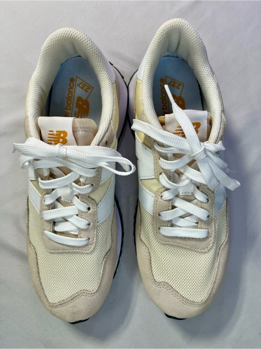 New Balance Women’s 237 Running Casual Shoes Sneaker Cream White - 9 - Picture 5 of 13